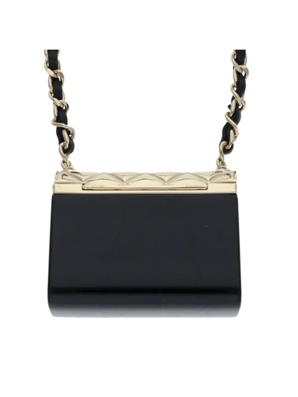 Chanel Quilted Motif Necklace